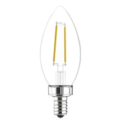 GE Classic 40 W Replacement LED Decorative Blunt Tip Candelabra Base BC Light Bulbs (6-Pack)