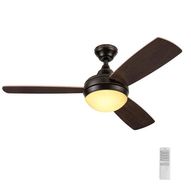 Harbor Breeze Sauble Beach 44-in Oiled Bronze Ceiling Fan (3 Blades) 4 Harbor Breeze Sauble Beach 44-in Oiled Bronze Ceiling Fan (3 Blades) - Image 4