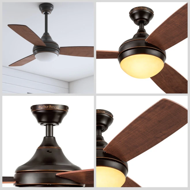 Harbor Breeze Sauble Beach 44-in Oiled Bronze Ceiling Fan (3 Blades) 2 Harbor Breeze Sauble Beach 44-in Oiled Bronze Ceiling Fan (3 Blades) - Image 2