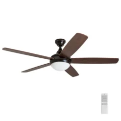 Harbor Breeze Ocean Grove 52-in Oil Rubbed Bronze Ceiling Fan (5 Blades) 8 Harbor Breeze Ocean Grove 52-in Oil Rubbed Bronze Ceiling Fan (5 Blades) -Globe Lite Shop 43105024 L