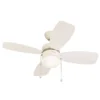 Riverview Ceiling Fan - 4 Blades - 1 Light - White