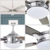 Harbor Breeze Coastal Key 70-in Brushed Nickel Ceiling Fan (5 Blades)
