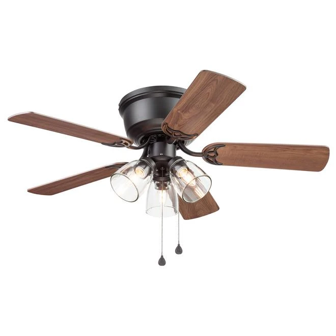 Harbor Breeze Hugger 42-in Bronze Ceiling Fan (5 Reversible Blades) 2 Harbor Breeze Hugger 42-in Bronze Ceiling Fan (5 Reversible Blades) - Image 2