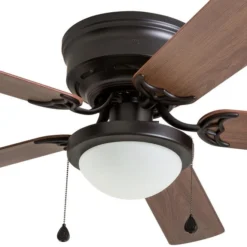 Harbor Breeze Armitage 52-in Bronze Ceiling Fan (5 Reversible Blades) -Globe Lite Shop 43105030d L