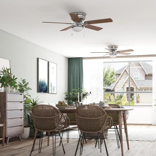 Harbor Breeze Armitage 52-in Brushed Nickel Ceiling Fan (5 Blades) 5 Harbor Breeze Armitage 52-in Brushed Nickel Ceiling Fan (5 Blades) - Image 5