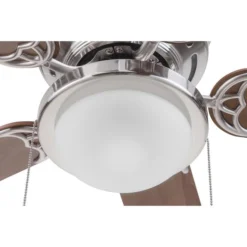Harbor Breeze Armitage 52-in Brushed Nickel Ceiling Fan (5 Blades)
