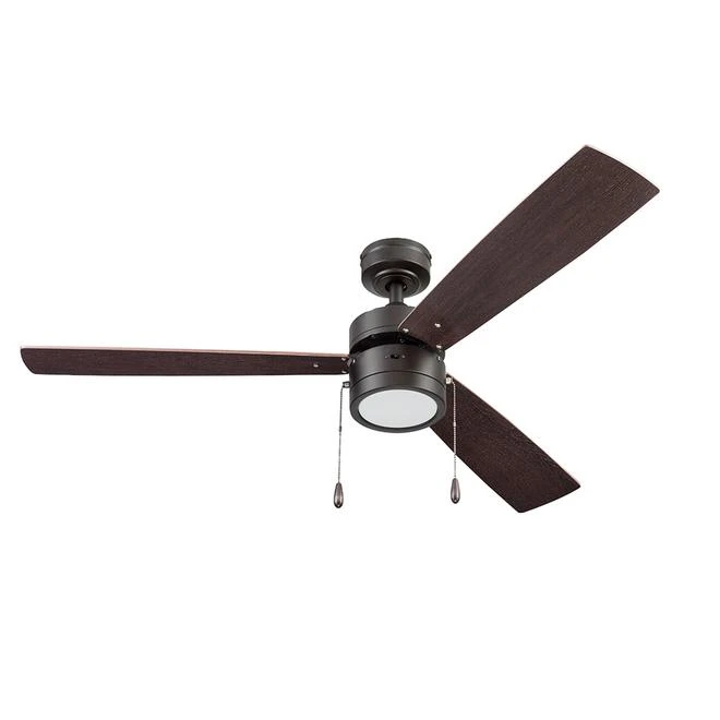 Harbor Breeze Navin 52-in Bronze Ceiling Fan With 3 Reversible Blades 1 Harbor Breeze Navin 52-in Bronze Ceiling Fan With 3 Reversible Blades