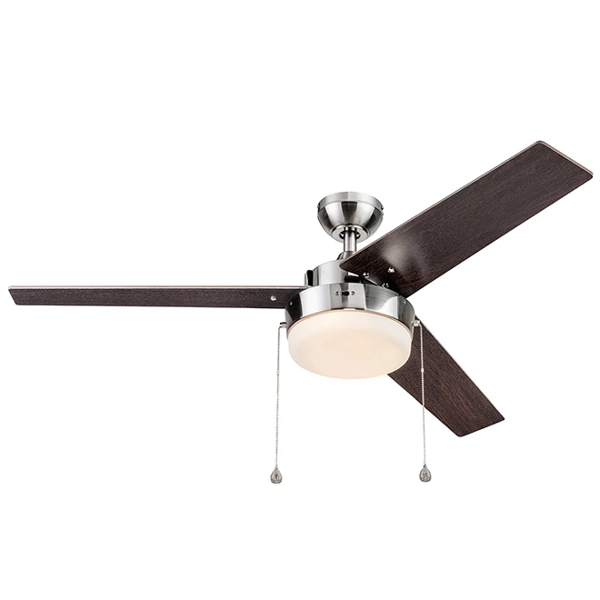 Harbor Breeze 52-in Dia Brushed Nickel Ceiling Fan (3 Blades) 4 Harbor Breeze 52-in Dia Brushed Nickel Ceiling Fan (3 Blades) - Image 4