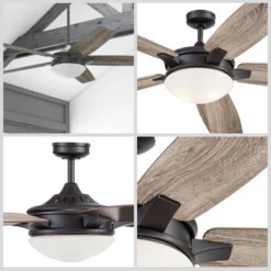Harbor Breeze Coastal Key 70-in Bronze Ceiling Fan With 5 Blades -Globe Lite Shop 43105039c L