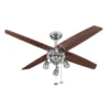 Harbor Breeze Ceiling Fan 48-in 4 Blade Chrome