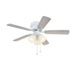 Harbor Breeze Ceiling Fan - White - 5 Blades - 42-in Dia