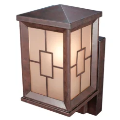Wallmount Lantern With Motion Sensor