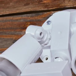 Globe Electric Motion-Activated Halogen Security Light - White