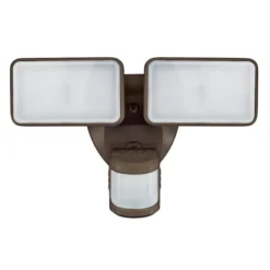 Globe Electric Globe Security Light - Motion Detector - Bronze -Globe Lite Shop 51025078b L