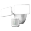 2-Head LED Security Light With Motion Detection - White
