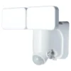 Globe Electric Globe Double Solar LED Motion Activated Security Light - Power Reserve Technology - 180° - White
