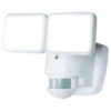 Globe Electric Motion Detector Dual LED Security Light - White