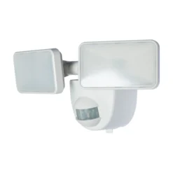 Globe Electric Security Light - 2 Heads - LED - White