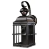 Globe Electric Globe Outdoor Motion-Activated Wall-Mount Lantern - Black