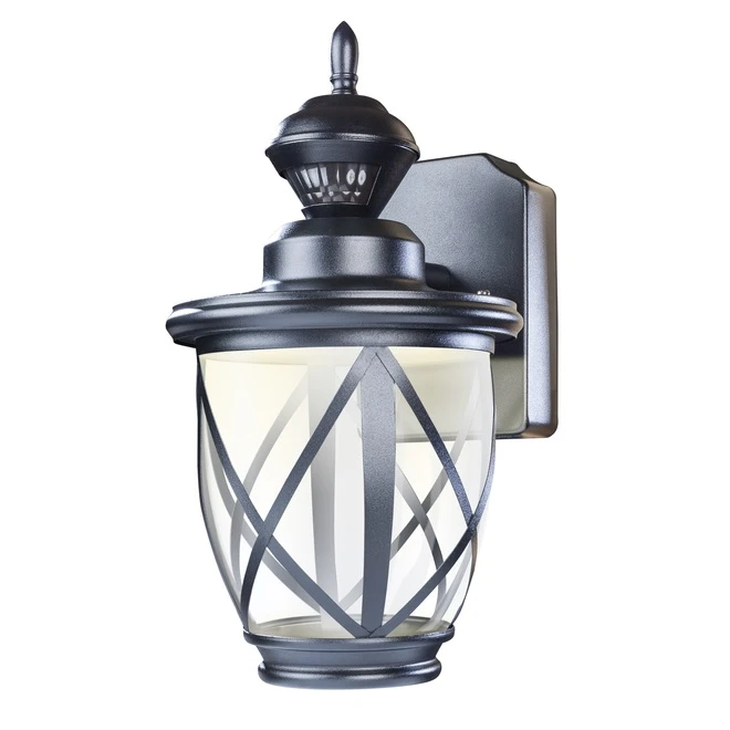 Globe Electric Globe Motion Activated Outdoor Wall Lantern - 150° - Black 1 Globe Electric Globe Motion Activated Outdoor Wall Lantern - 150° - Black