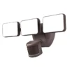 Globe Electric Globe Triple Motion Detector LED Lighting - 3000 Lumens - 240° - Bronze