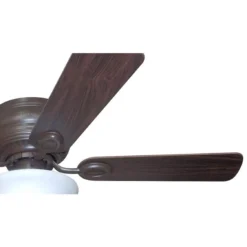 Harbor Breeze Mayfield Ceiling Fan - Cherry And Teak - 44-in Dia -Globe Lite Shop 61035000d L