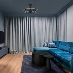 Delphïna 24-in Ceiling Fan With Integrated Light And Remote - 3 Blades - Matte Black