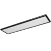 Good Earth Lighting Smart Wi-Fi Flat LED Panel Light 1-ft X 4-ft - Black