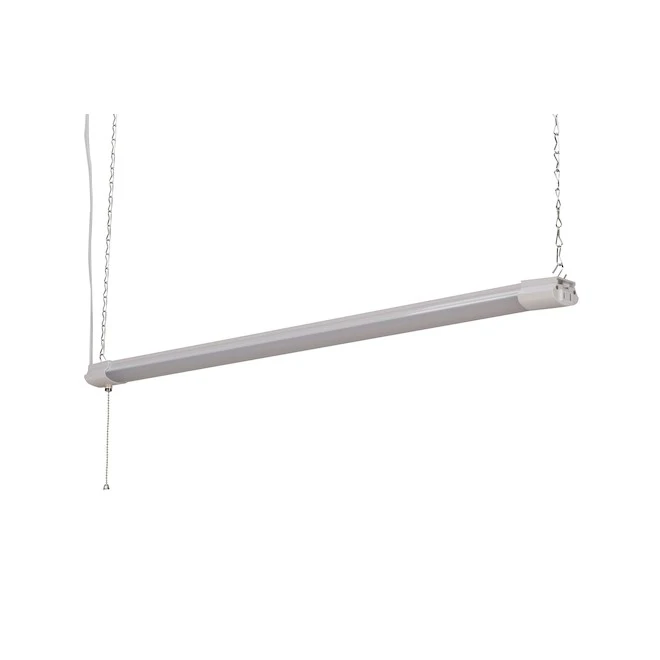 Utilitech 3-ft Linkable Plug-in LED Shop Light With Pull Chain 3,000-lm 35 W - Cool White 1 Utilitech 3-ft Linkable Plug-in LED Shop Light With Pull Chain 3,000-lm 35 W - Cool White