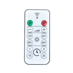 Ecolight White Round LED Puck With Remote And Battery - 6-Pack -Globe Lite Shop 67655038e L