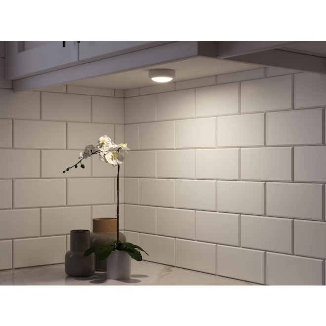 Ecolight 3-in White Magnetic LED Puck Light - 6-Pack 1 Ecolight 3-in White Magnetic LED Puck Light - 6-Pack