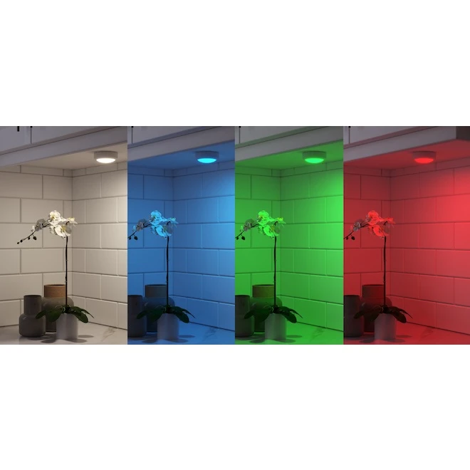 Ecolight 3-in White Magnetic LED Puck Light - 6-Pack 5 Ecolight 3-in White Magnetic LED Puck Light - 6-Pack - Image 5