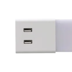 Good Earth Lighting 24-in LED Undercabinet Light With 2 USB Ports -Globe Lite Shop 67655048d L