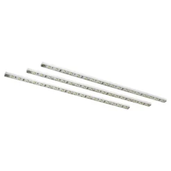 Bazz Under-Cabinet LED Stick Lights - Chrome - 3-Pack