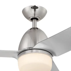 Westinghouse Ceiling Fan With LED Light - 3 Silver Blades - 52-in W